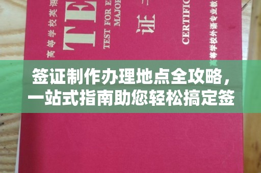 庐江签证制作办理地点全攻略，一站式指南助您轻松搞定签证