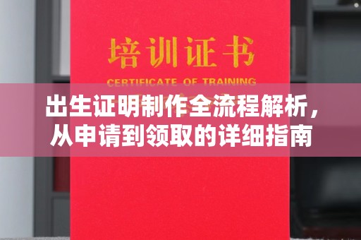 庐江出生证明制作全流程解析，从申请到领取的详细指南